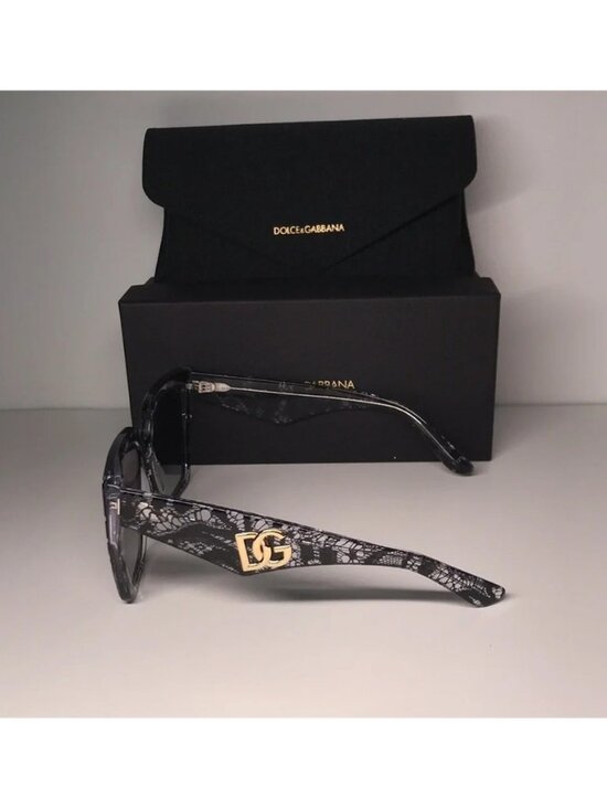 New Authentic Dolce & Gabbana Women\'s iconic DG Crossed luxury Sunglasses main image 4